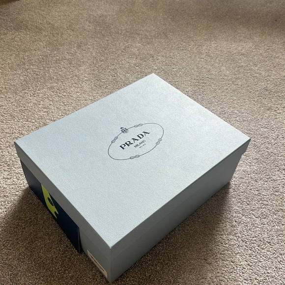 Platform Prada sneakers. Double Wheel nylon gabardine. White, women size 36 US 6 - Picture 6 of 6